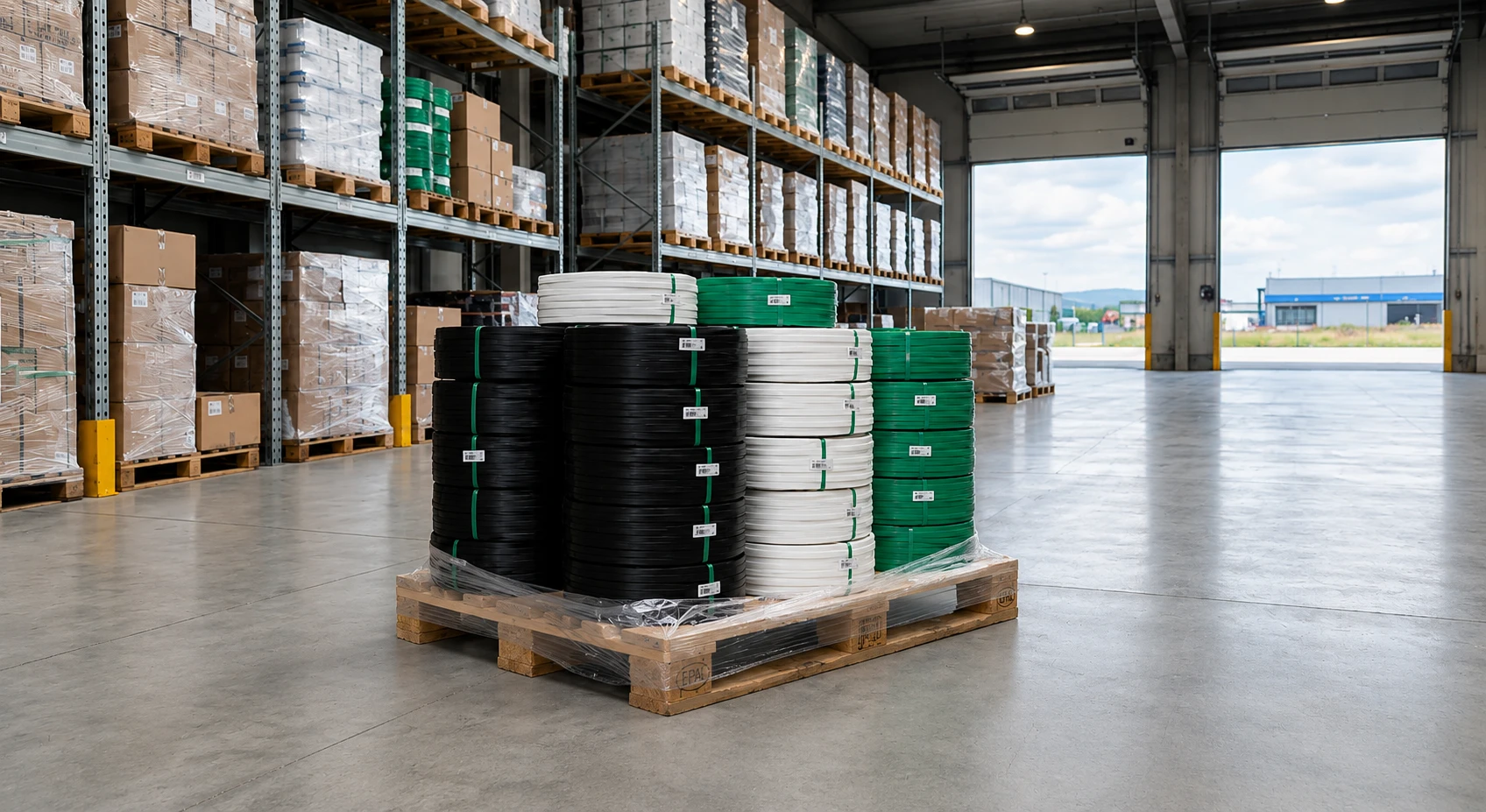 PP Strapping Band Exporter Serbia — Greenstrix Industrial Packaging